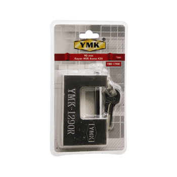 Ymk-1290r ( 90mm ) Gri Kayar Milli Asma Kilit