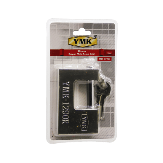 Ymk-1290r ( 90mm ) Gri Kayar Milli Asma Kilit