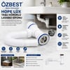Özbest Hope ( Lüx Paslanmaz ) Taşlı Körüklü Lavabo Sifon