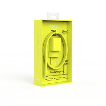 Ttec 2scg20lns Smartcharger Gan 20w Pd Seyahat Hızlı Şarj Cihazı Sarı