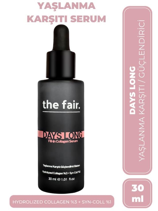 The Fair. Days Long Fill-in Collagen Vegan Yaşlanma Karşıtı Pepti