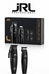 Jrl Onyx Combo Serisi 2'li Standlı Tıraş Makinesi Seti 2020 Clipper + 2020 Trimmer Siyah