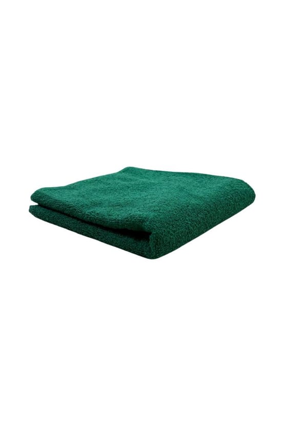 Kuaförler için Yüksek Emici A Kalite Baş Havlusu 90x50 Cm Koyu Yeşil