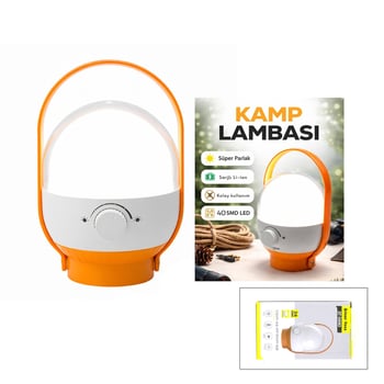 İnura Global Silver Toss St-5660 ( 40 Led ) Kamp Lambası & Fener ( Usb Şarjlı ) ( Ayarlanabilir Işık ) ( 6.4w & 2400mah )