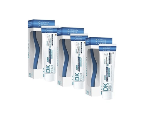 Dkdent Klasik Florürsüz Diş Macunu 75 Ml Diş Fırçası 3'lü
