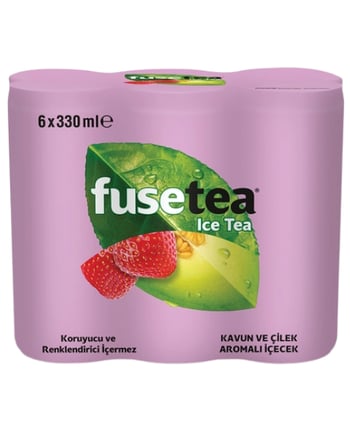 Fuse Tea Kavun Çilek Aromalı Soğuk Çay 6 * 330 Ml