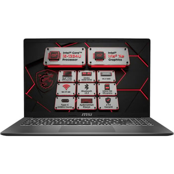 MSI Msı Modern 15 F13MG I5-1334U 16GB 1tb SSD 15.6" Fhd Windows 11 Pro Laptop, Notebook F13MG-869XTR