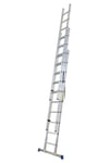 Elmas Serisi - 3 Parça X 3 Metre = 9 Metre A Ti̇pi̇ Alüminyum Merdiven - Yerli Üretim
