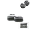 İ22-331 ( Gri ) ( 2 Boy ) ( Oval ) ( Bambu Kenar ) Organizer Sepet ( Ahşap Altlık & Bezli ) ( 21x14-25x16cm )
