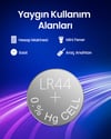 Philips Lr41 1.5v Alkalin Düğme Pil, Saat ve Kumanda Pili - Ag3 Muadili 10'lu Blister