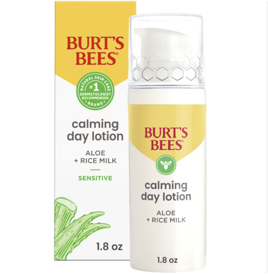Burt's Bees Hassas Ciltler İçin Yatıştırıcı Günlük Yüz Losyonu Aloe ve Pirinç Sütü İçerikli 51 gr