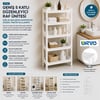 Urve Ur-3603 Rafty Geniş ( 5 Katlı ) Sepet Organizer Düzenleyici ( Raf Ünitesi ) ( 355x220x870mm )