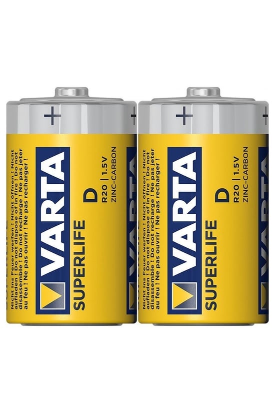 Varta Superlife Çinko Büyük D Boy Pil 24’lü Paket
