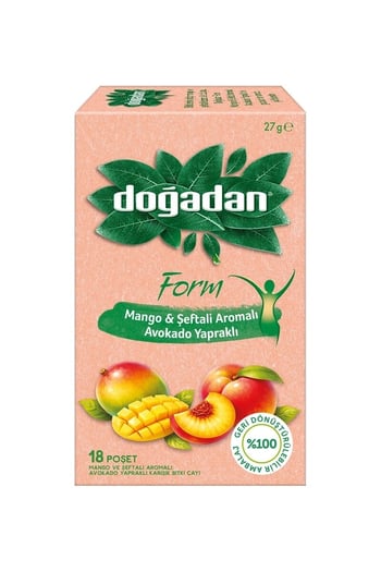 Doğadan Bitki Form Mango Avokado 18'li 27gr