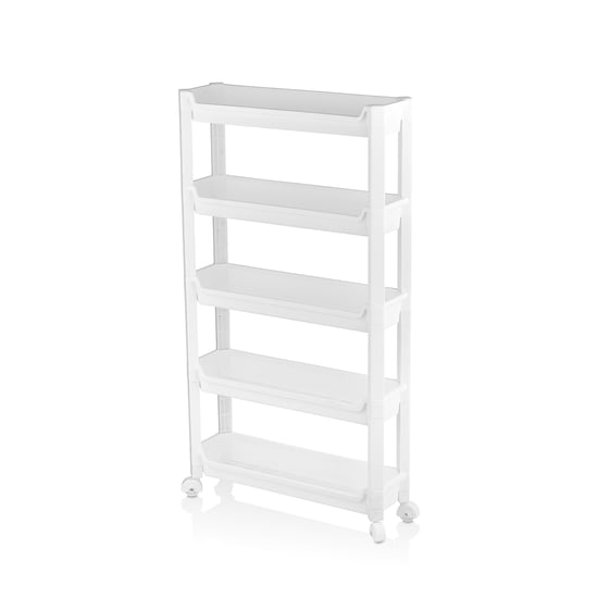 Urve Ur-3588 Rafty ( 5 Katlı ) ( Tekerlekli ) Sepet Organizer Düzenleyici ( Raf Ünitesi ) ( 465x145x850mm )