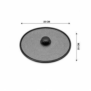 İnura Global İbico İ22-418 ( Kulplu ) ( 25cm ) Tel Yağ Sıçratmaz ( Metal Çerçeve )