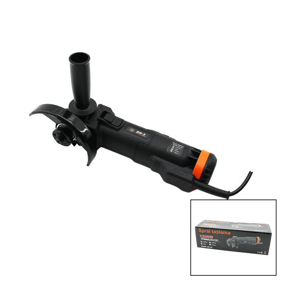 Bn-5 Bll-02--bn-245 Spral Taşlama ( 1200w ) (siyah & Turuncu) ( 11000/min & 125mm )