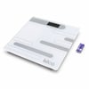 İ11-024 ( Dijital & Pilli ) ( Renkli Cam ) Cam Banyo Baskül Terazi Tartı ( Lcd Ekran ) ( 180kg/50gr ) ( 26x26cm )