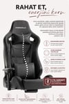 Fashcolle Grand Pro Black Oyuncu Koltuğu