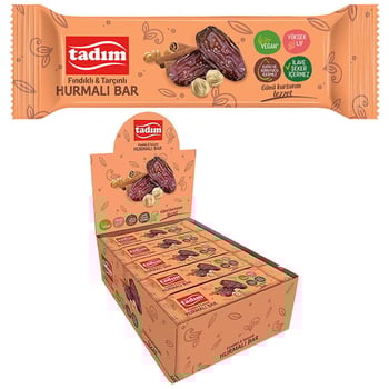 Tadımca Kuruyemiş Bar Hurmalı Fındık ve Tarçın 30 gr x 20 'li Paket
