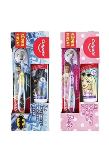 Colgate Çocuk Barbie & Batman Fırça Macun Seti 75 Ml