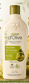 Dalan D Olive Organik Zeytinyağı Besleyici Losyon 400