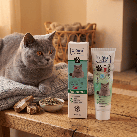 Bioxi® Plus Anti-hairball Malt,100ml - Kediler için Tüy Yumağı Önleyici, Sindirime Yardımcı Malt