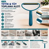İ21-136 ( 2in1 Başlı ) ( Plastik Saplı ) ( Metal Tiftik Tüy Toplama ) ( Pls.kaşıyıcı Aparat ) ( Pet Shop )