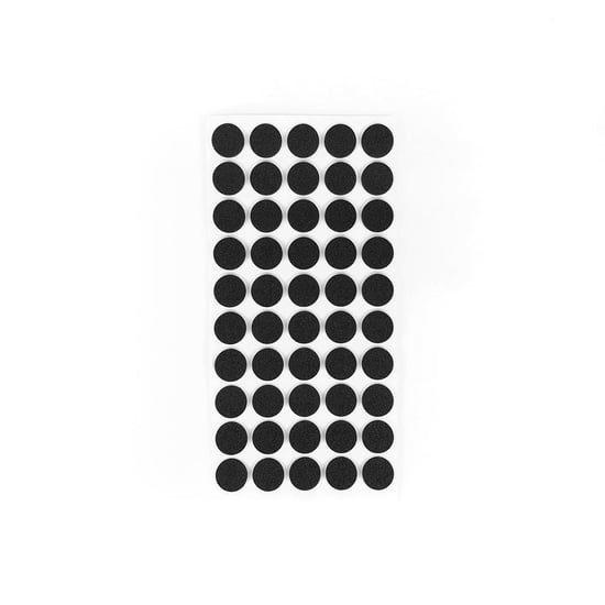 Furndiy Kendinden Yapışkanlı Yuvarlak Kaydırmaz 20 Mm Siyah 50 Parça