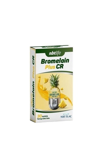 Nbt Life Bromelain Plus Cr 30 Kapsül