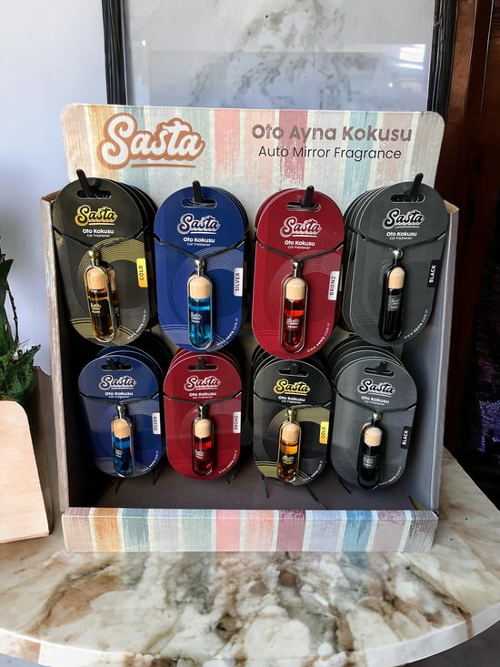 SAFİR OTO AYNA KOKUSU STANDI 48 Lİ