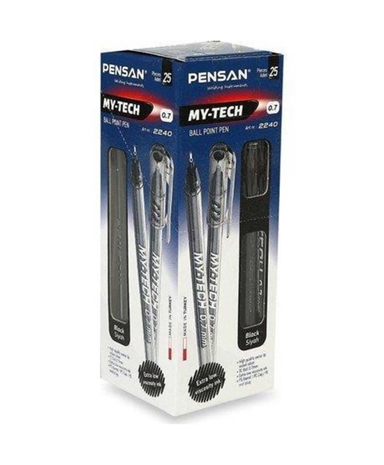 Pensan My-Tech Tükenmez Kalem Siyah 25'li
