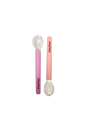 Babytime Ikili Mama Kaşığı - Pembe