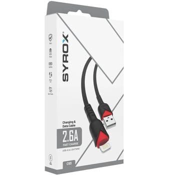 Syrox C93 Usb-a To Lightning İphone Kablo 2.6a