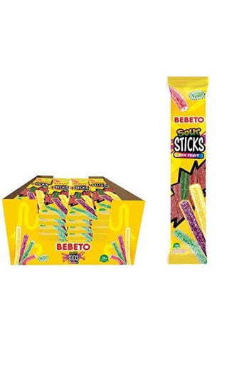 Bebeto Sour Stick Jelibon 30gr 24lü