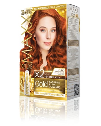 Maxx Deluxe Gold Beauty Set Boya 8.45 Tarçın Bakır