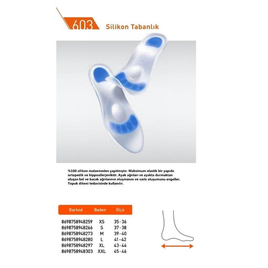 Luxor Silikon Tabanlık (603/l) 41-42