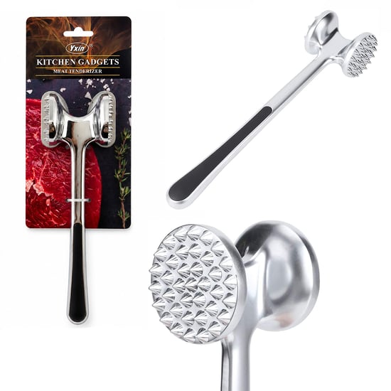 Barotti Dmr-10284 ( Çift Başlı & Komple Metal ) ( Paslanmaz Çelik ) Et Dövecek