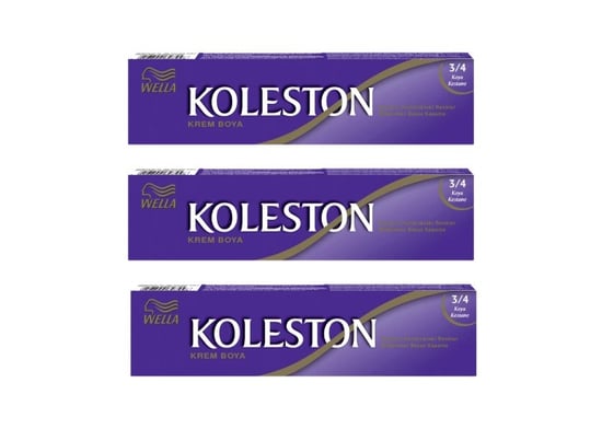 Koleston Tüp Boya 50 Ml - 3.4 Koyu Kestane 3 Adet