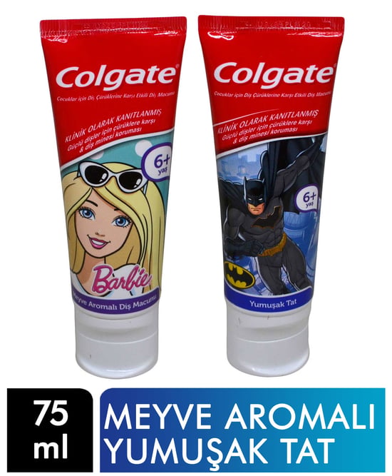 Colgate Barbie-batman Çocuk Diş Macunu 75 Ml