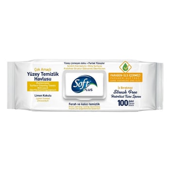 Soft Plus Yüzey Temizlik Havlusu Limon
