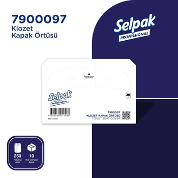 Selpak Professional Premium Klozet Kapak Örtüsü 250 Yaprak 10 Paket