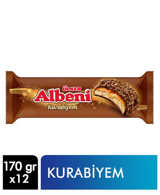 Ülker Albeni Kurabiyem Bisküvi 170 Gr X 12'li Koli