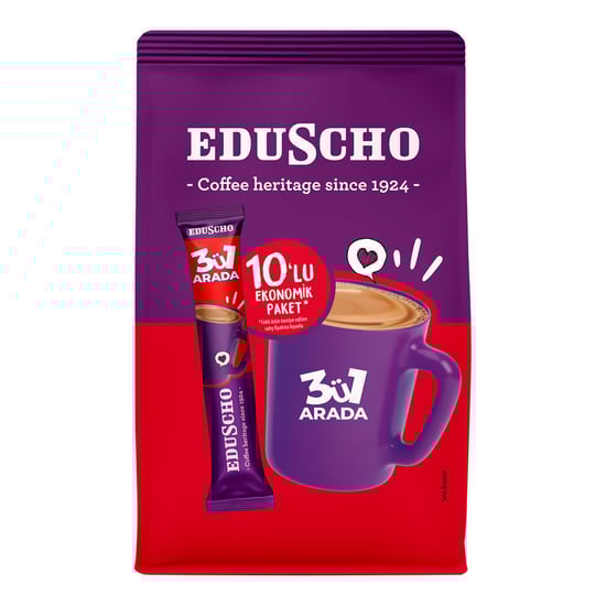 Tchibo Eduscho 3'ü 1 Arada 17,5g x 10'lu Paket Kahve