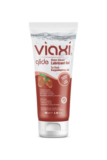 Viaxi Glide Çilek Aromalı Kayganlaştırıcı Jel 100 Ml