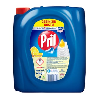 Pril Sıvı Bulaşık Deterjanı4kg