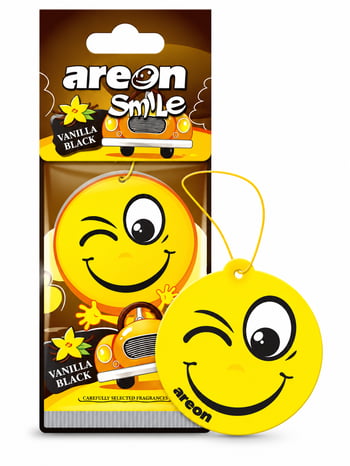 Areon Smile Dry Vanilla Black Oto Araç Kokusu