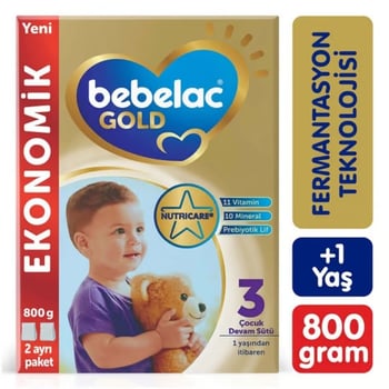 Bebelac Gold 3 Çocuk Devam Sütü 800 g