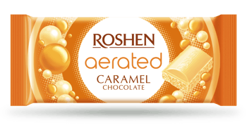 Roshen Aerated Bubble Caramel Chocolate 80 Gr