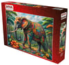 Nova Puzzle 1000 Parça Renkli Fil Puzzle
